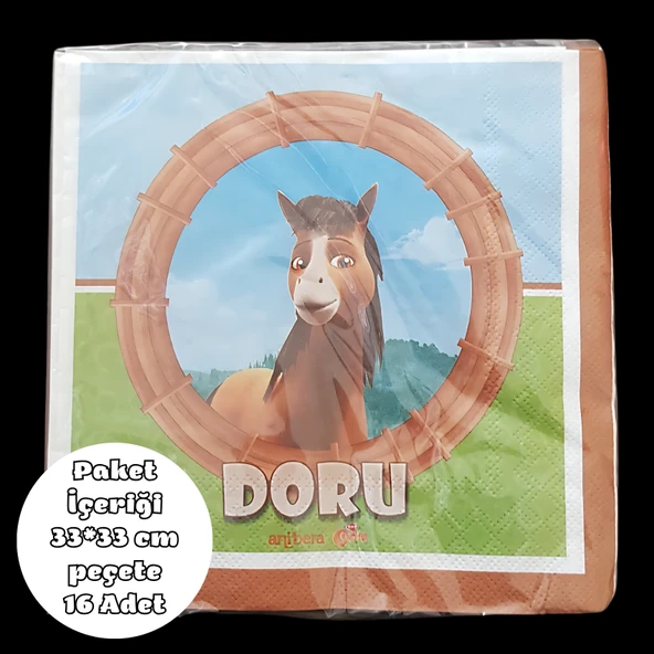 Doru Temalı Peçete 33*33 cm 16 Adet ürün görseli 1