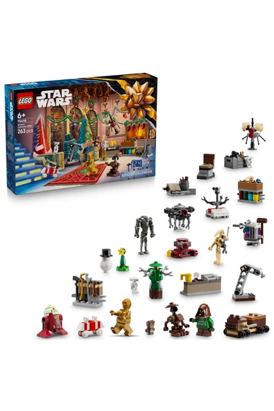 LEGO ® Star Wars™ 2025 Yılbaşı Takvimi 75418 - 6+ Çocuklar için Yaratıcı Oyuncak Yapım Seti (263P) ürün görseli 1