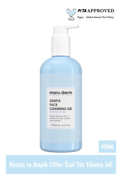 Maruderm Hassas Ve Atopik Ciltler Için Yüz Temizleme Jeli 400 ml - 2