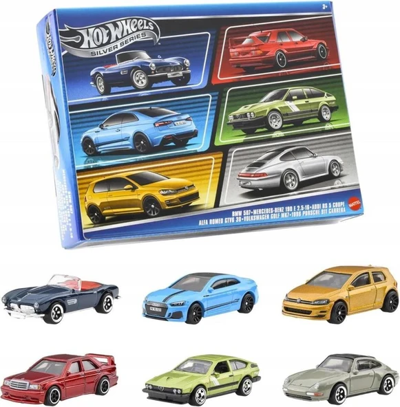 JBY79 Hot Wheels Avrupa Arabaları Temalı Çoklu Arabalar ürün görseli 1