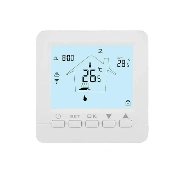 Alpsmart As-880k Wifi Akıllı Kombi Termostatı ürün görseli 1