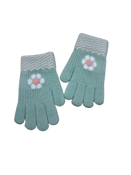 Kitti 4-8 Yaş Kız Çocuk Yumuşak Sevimli Eldiven - Resim 9