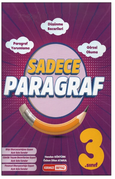 Kırmızı Beyaz 3. Sınıf Sadece Paragraf ürün görseli