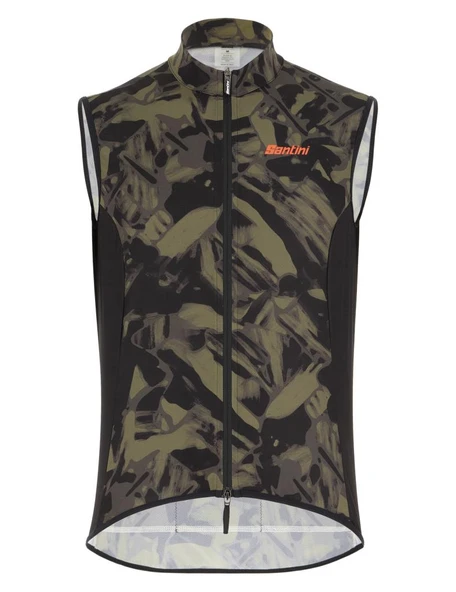 Santini Nebula Gravel Wind Vest Erkek Rüzgarlık Yelek 0M54275NEBULGRAV ürün görseli