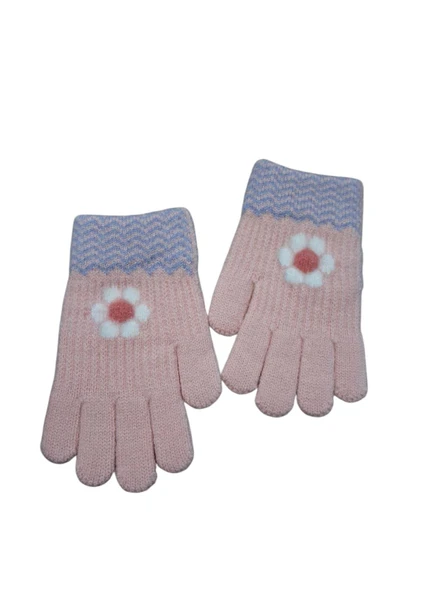 Kitti 4-8 Yaş Kız Çocuk Yumuşak Sevimli Eldiven - Resim 3