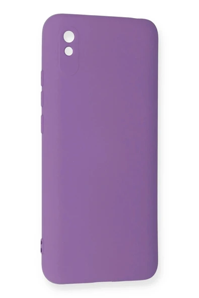 Litae Trend BFS Xiaomi Redmi 9A Kılıf Nano içi Kadife Silikon - Mor - 3