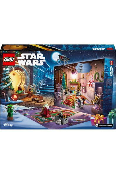 LEGO ® Star Wars™ 2025 Yılbaşı Takvimi 75418 - 6+ Çocuklar için Yaratıcı Oyuncak Yapım Seti (263P) - Resim 4