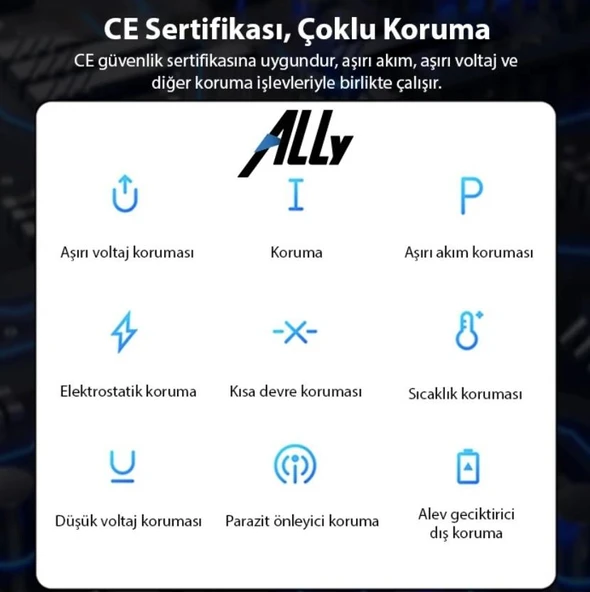 Ally TE-PD14 30W Type-C- USB C Hızlı Şarj Adaptörü - Resim 3