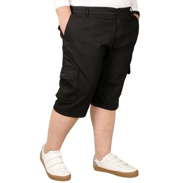 Büyük Beden Erkek Kapri Klasik 21401 Siyah ürün görseli 1