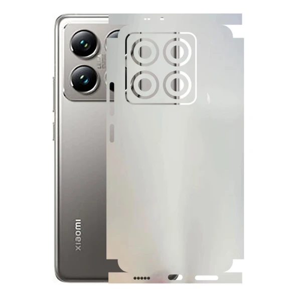 Xiaomi 14T Pro ile Uyumlu 360 Arka Kaplama   Mat Şeffaf