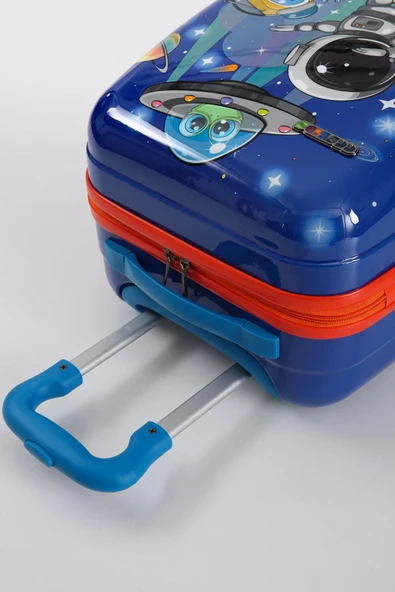 Monalisa Home Lİsanslı Lüks Renkli Figürlü Çocuk Valizi - Resim 5
