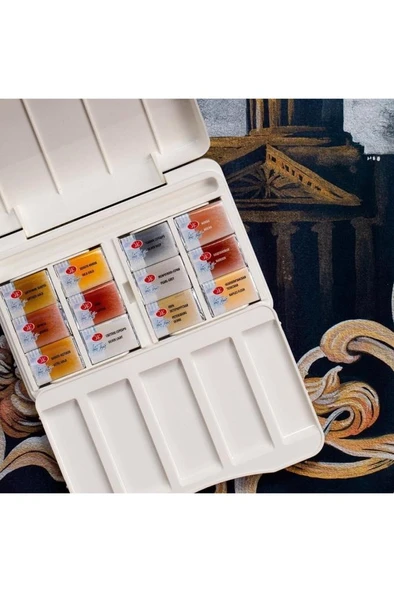 St.petersburg White Night Suluboya Seti 12 Renk Metalik Ve Pastel N:19421876 ürün görseli 1