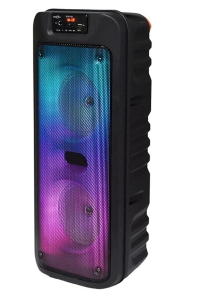 GTS-1703 Kablosuz Karaoke Hoparlör  6.5' x2 Çift Woofer Fm Radyo, Usb/Tf/Aux Desteği - 3