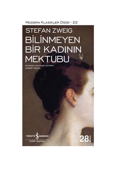 Bilinmeyen Bir Kadının Mektubu ürün görseli