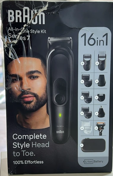 Braun Series 7 MGK7470 Hepsi Bir Arada Şekillendirme Seti, 16’sı 1 Arada Erkek Bakım Kiti ürün görseli 1