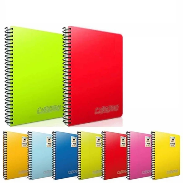 Gıpta Spiralli Defter Chromo Plastik Kapak Çizgili 100 YP A4 1491 ürün görseli