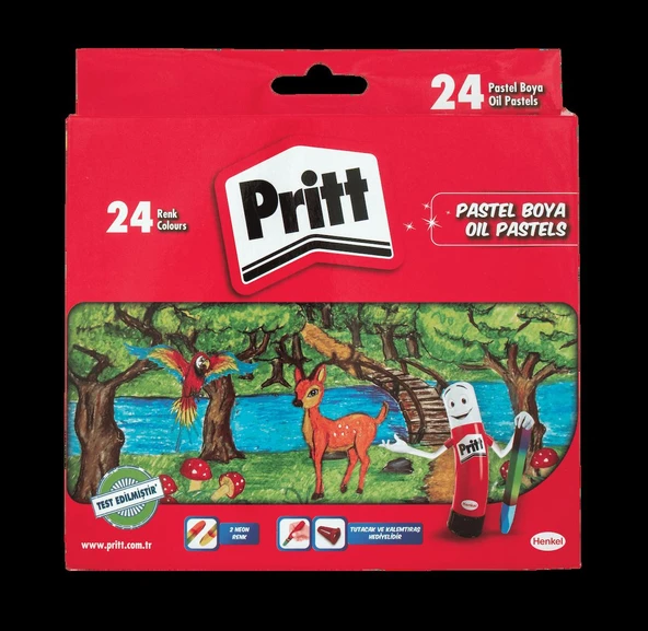 Pritt Pastel Boya Karton Kutu 24 Renk ürün görseli