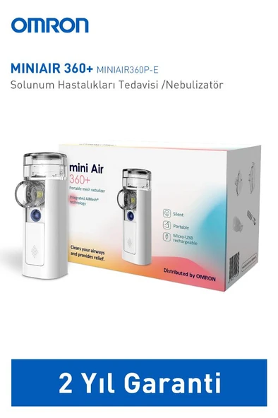 OMRON Mini Hava 360 Taşınabilir Mesh Nebulizatör 4015672114135