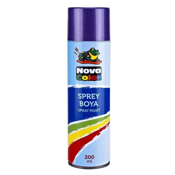 Nova Color Sprey Boya 200 ML Mor NC-808 ürün görseli