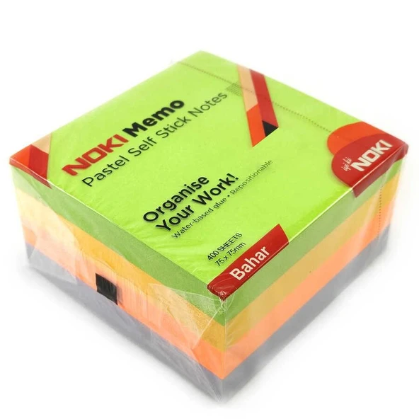 NOKI 12013-11 450'li Yapışkanlı Not Kağıdı 75x75mm - Bahar ürün görseli