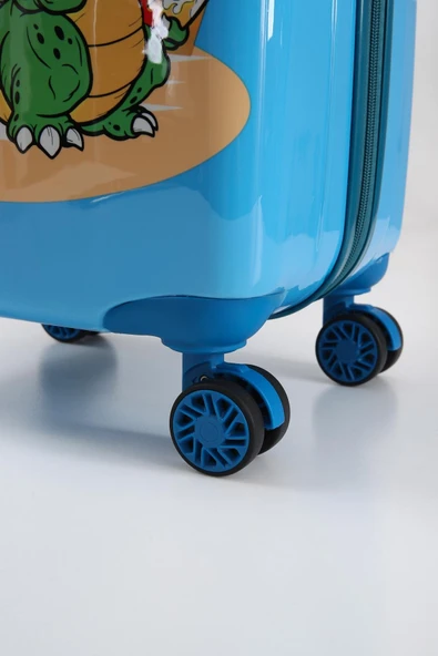 Monalisa Home Lİsanslı Lüks Renkli Figürlü Çocuk Valizi - Resim 3