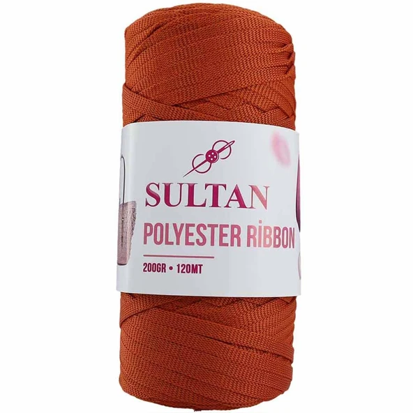 Polyester Ribbon Makrome ( 200 Gr ) 612 Taba ürün görseli