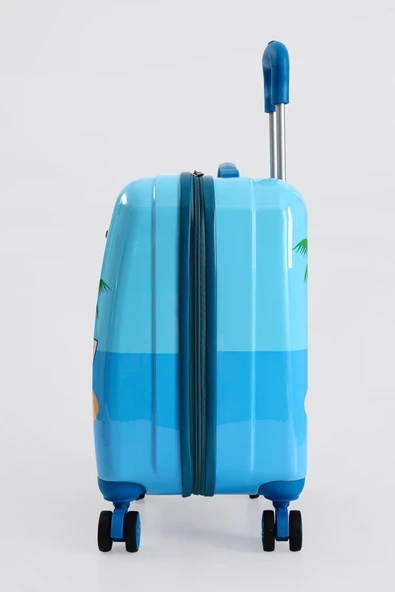 Monalisa Home Lİsanslı Lüks Renkli Figürlü Çocuk Valizi - Resim 2