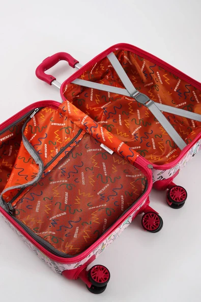 Monalisa Home Lİsanslı Lüks Renkli Figürlü Çocuk Valizi - 2