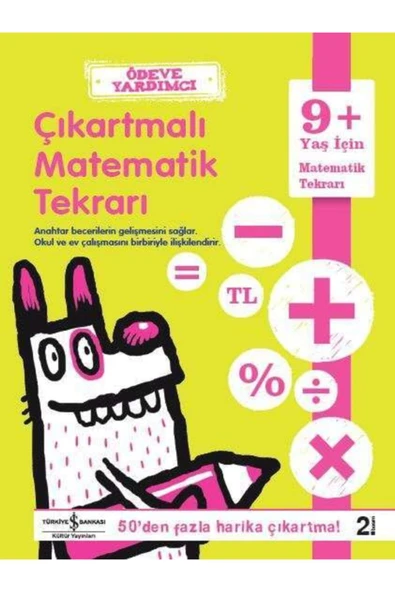 Iş Bankası Kültür Yayınları Ödeve Yardımcı Çıkartmalı Matematik Tekrarı 9+ ürün görseli