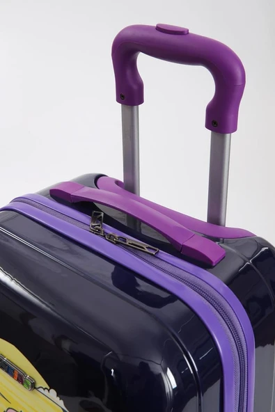 Monalisa Home Lİsanslı Lüks Renkli Figürlü Çocuk Valizi - Resim 5