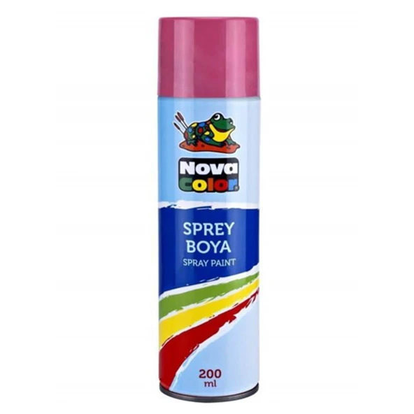 Nova Color Sprey Boya 200 ML Pembe NC-809 ürün görseli