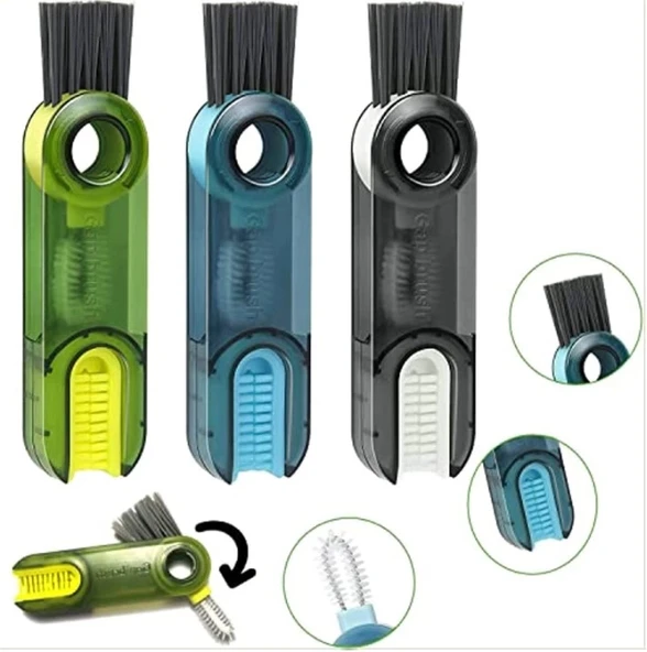 3 Fonksiyonlu Çok Amaçlı Temizleme Fırçası - Resim 5