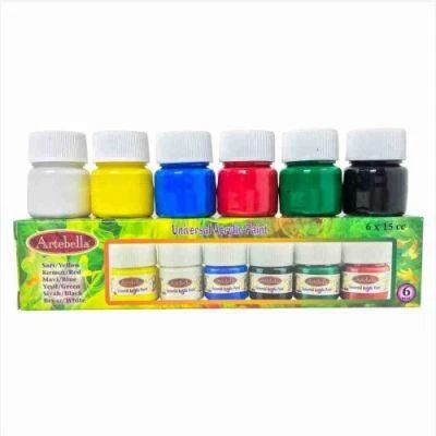 Artebella Transparan Çini Seramik Boyası ABSTS001 50 cc 6 ‘lı Set – 2 ürün görseli