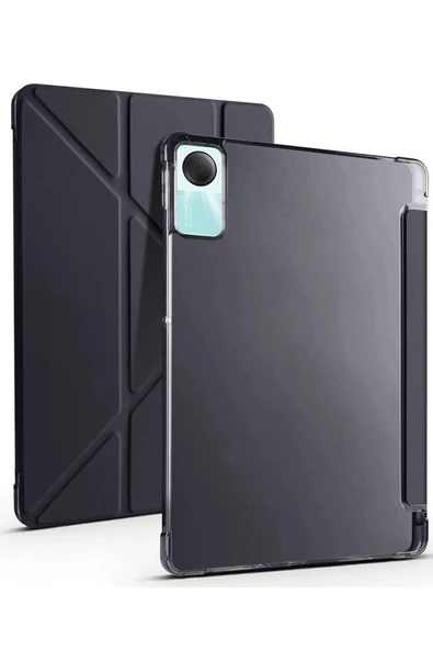 Litae Trend BFS Xiaomi Redmi Pad SE 4G Kılıf Kalemlikli Mars Tablet Kılıfı - Siyah ürün görseli 1