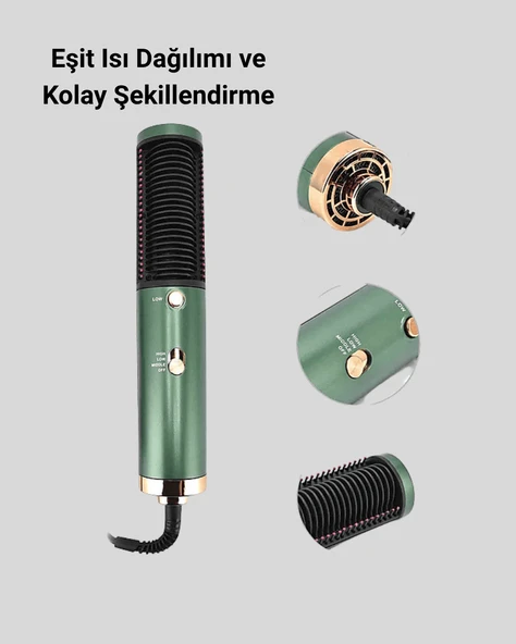 200°C Seramik Plakalı Saç Düzleştirici – Elektriklenme Önleyici İyon Teknolojisi - 3