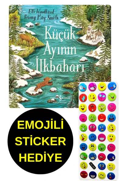 EMOJİLİ  STİCKER HEDİYE  - OKUL ÖNCESİ RESİMLİ KİTAPLAR  - KÜÇÜK AYININ İLKBAHARI ürün görseli