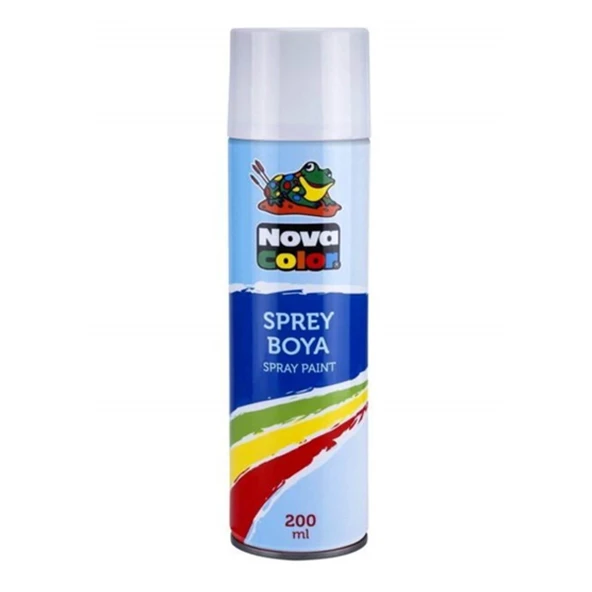 Nova Color Sprey Boya 200 ML Beyaz NC-804 ürün görseli