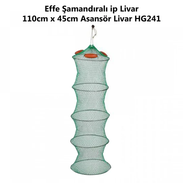 Effe Şamandıralı ip Livar 110cm x 45cm Asansör Livar HG241 - Resim 2