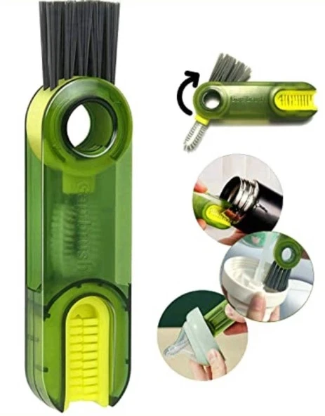 3 Fonksiyonlu Çok Amaçlı Temizleme Fırçası - Resim 4