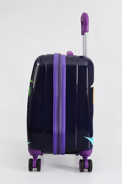 Monalisa Home Lİsanslı Lüks Renkli Figürlü Çocuk Valizi - Resim 4