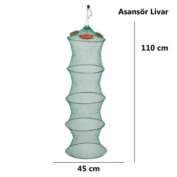 Effe Şamandıralı ip Livar 110cm x 45cm Asansör Livar HG241 ürün görseli 1