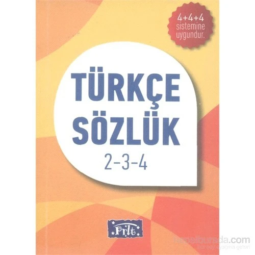 İlköğretim Türkçe Sözlük 2-3-4 ürün görseli