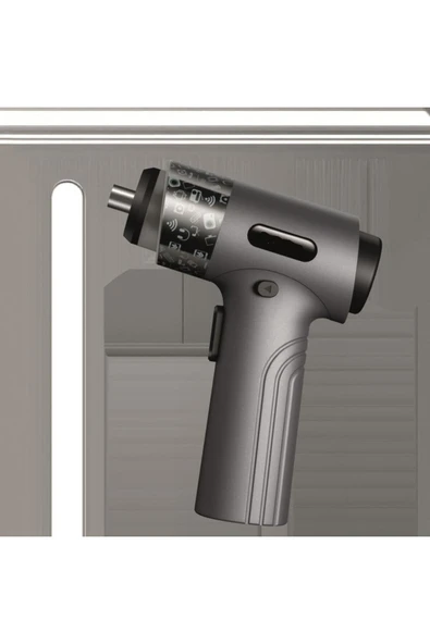 30 Parça Sarjlı Tornavida Seti – Led Işıklı Mıknatıslı Type-c - Resim 4