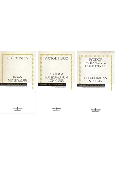 Insan Neyle Yaşar? - Bir Idam Mahkumunun Son Günü - Yer Altından Notlar - 3'lü Set ürün görseli