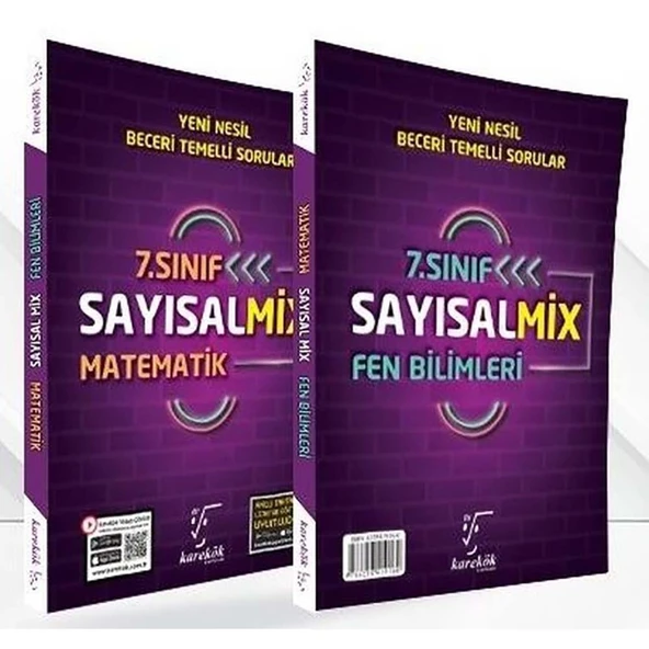 7. Sınıf Sayısal Mix Soru Bankası ürün görseli