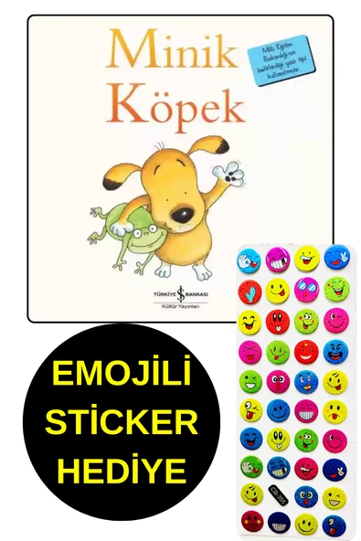 EMOJİLİ  STİCKER HEDİYE  - OKUL ÖNCESİ RESİMLİ KİTAPLAR -  MİNİK KÖPEK ürün görseli