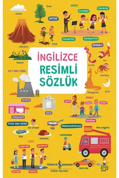 İngilizce Resimli Sözlük kitabı - Elçin Kuzucu - İş Bankası Kültür Yayınları ürün görseli