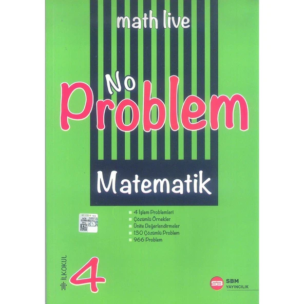 4. Sınıf Matematik Math Live No Problem Soru Bankası ürün görseli