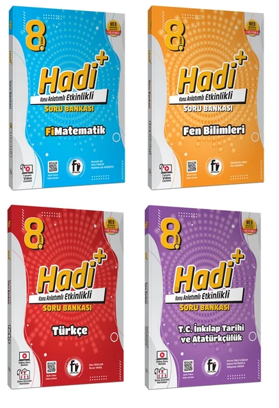 Fi Yayınları 8. Sınıf Hadi Konu Anlatımlı Soru Bankası Tüm Dersler Set