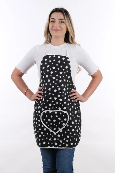 Trendy 3lü Set Sıvı Su Geçirmez Mutfak Önlüğü Isıya Dayanıklı Fırın Eldiveni Ve Tutacak Çeyiz Seti - 3